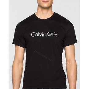 Pánské tričko Crew Neck NM1129E  černá - Calvin Klein