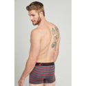 Boxerky 191612H-318 šedočervená - Jockey