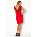 Vzrušující košilka Crossina red - LivCo Corsetti