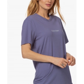 Dámské tričko Lounge QS6756E - VDD - Borůvková - Calvin Klein
