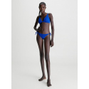 Dámská plavková podprsenka BIKINI KW0KW02041 C66 modrá - Calvin Klein