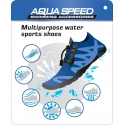 SPORT Plavecká obuv Agama 638 Tmavě modrá s černou - AQUA SPEED