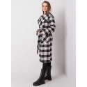 Dámský kabát LK PL 508300.96P černobílý - Lakerta