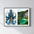 Personalizovaný magický fotoobraz v rámu - 50x70 - koláž fotografií 