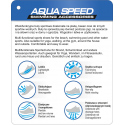 SPORT Plavecká obuv Agama 638 Tmavě modrá s černou - AQUA SPEED