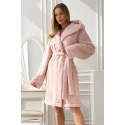 Dámský župan krátký HEAVEN 2555 Pudr růžová - L&L Lamp