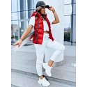 Dámská prošívaná vesta TY3783 červená -  FashionStreet 