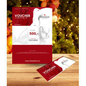 ELEKTRONICKÝ DÁRKOVÝ VOUCHER OBSESSIVE - 500 KČ