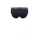 Pánské slipy 3Pack 112132 4R717 tm. modré se zelenou - Emporio Armani