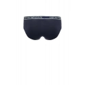 Pánské slipy 3Pack 112132 4R717 tm. modré se zelenou - Emporio Armani