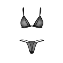 Dámský sexy set Wet Me 2-Pcs Set černý - Obsessive