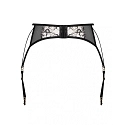 Svůdný podvazkový pás Vila Blanes Garter Belt černý - Obsessive
