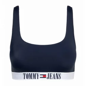 Jeans Dámský vrchní díl plavek UW0UW04410-C87 - Tommy Hilfiger