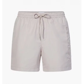 Pánské koupací kraťasy - KM00718 ABM - béžová - Calvin Klein