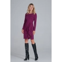 Dámské šaty M839 Fuchsia - Figl