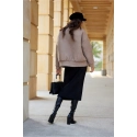 Dámská bunda KUR0027 hnědá - Roco Fashion