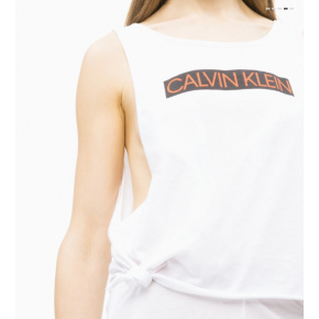 Dámský Tank Top KW0KW00698 bílá - Calvin Klein