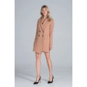Dámské šaty M822 Brown - Figl