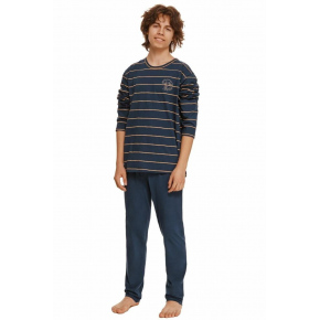 Chlapecké pyžamo Harry modré s pruhy