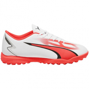 Fotbalové boty Ultra Play TT M 107528 01 bílé/neonově růžové - Puma