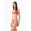 Dámská tanga 163826 3F206 03051 korálové - Emporio Armani