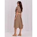 Dámské šaty MI SK 82970.86 khaki - Milady