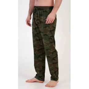 Pánské pyžamo kalhoty Army 4102 khaki - Gazzaz