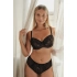 Dámská Push up DESIRE Černá s béžovou - Mefemi Nipplex