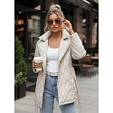 Dámská přechodná bunda TY5587 krémová - FashionStreet 