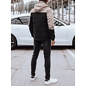 Pánská zimní bunda s kapucí TX4899 černá - FashionStreet 
