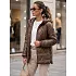 Dámská prošívaná přechodová bunda TY5800 hnědá - FashionStreet 