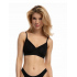 Dámská podprsenka soft Simple T-Shirt BRA Černá - Julimex