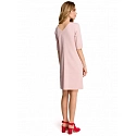 Dámské šaty S113 pudrové - Stylove