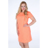 Dámské šaty pm-34687 neon oranžová - Efect