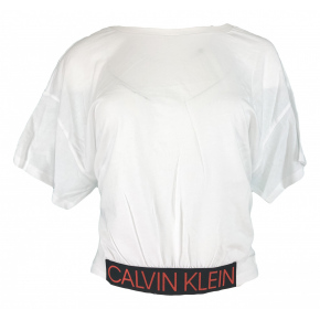 Dámské triko s krátkým rukávem KW0KW00726 bílá - Calvin Klein