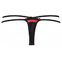 Dámská tanga V-8298 černá/červená - Axami