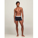 Pánské boxerky 3Pack UM0UM02768 0Y1 šedé/černé/potisk - Tommy Hilfiger