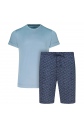 Pánské pyžamo 500001-454 1/2 Knit modrá - Jockey