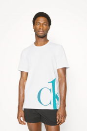 Pánské tričko NM1904E - 1W8 - bílá - Calvin Klein