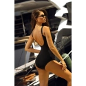 Dámské jednodílné plavky Fashion 34 S8030V34-19 černé - Self