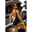 Dámské jednodílné plavky Fashion 34 S8030V34-19 černé - Self