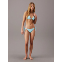 Dámské plavkové kalhotky KW0KW02627 C9F sv. modré - Calvin Klein