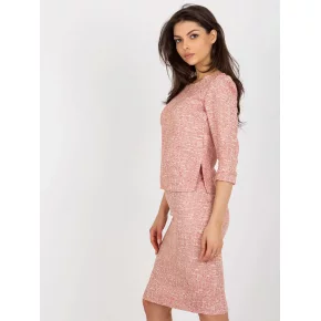 Dámská halenka LK BZ 506489.75 Červená s béžovou - FPrice