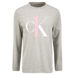 Pánské tričko NM2017E PGK šedá - Calvin Klein