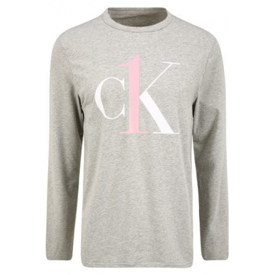 Pánské tričko NM2017E PGK šedá - Calvin Klein