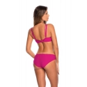 Dámská push-up podprsenka V-10261 Fuchsie tmavě růžová - Axami