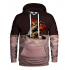 Unisex mikina s kapucí Bonaparte H-K AFD947 starorůžová - Aloha from Deer
