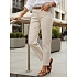 Dámské džíny regular fit high rise ecru FashionStreet UY2987