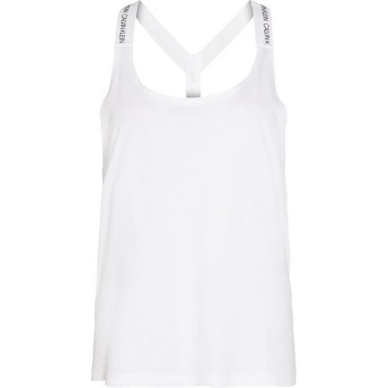 Plážový top KW0KW01002-YCD bílá - Calvin Klein