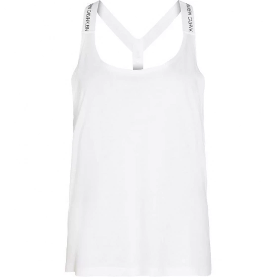 Plážový top KW0KW01002-YCD bílá - Calvin Klein